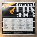 Greatest Hits Of 1963 - Original Artists -  Double Vinyl LP Record - Very-Good+ Quality (VG+)