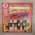 Various - Superade Stars & Hits  -  Vinyl LP Record - Opened  - Very-Good+ Quality (VG+)