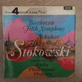 Beethoven* / Schubert* - Stokowski - Conducting The London Philharmonic Orchestra*  Fifth S...