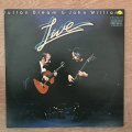 Julian Bream & John Williams   Live - Opened Vinyl LP - Very-Good+ (VG+)