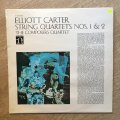 Elliott Carter - The Composers Quartet  String Quartets Nos. 1 & 2 - Vinyl LP Opened - Near...