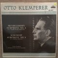 Otto Klemperer - Mendelssohn, Symphony No. 4 in A Major ("Italian") / Schubert, Symphony No. 4 in...