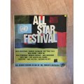 All Star Festival (Nat King Cole, Louis Armstrong, Edith Piaaf...) - Vinyl LP Record - Opened  - ...