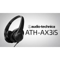 Audio Technica ATH-AX3iS SonicFuel Over-Ear Headphones (Black) (In Stock) (C-Plan Audio Specials)