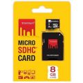 Strontium 8GB MicroSD Card with SD Adaptor - Class 6