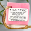 Wild Berry Glycerine Soap with Goji Berry Extract on a Rope - 150g
