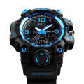 Skmei 1155 Men's Analogue & Digital Shockproof & Waterproof Sports Watch Blue