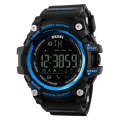 Skmei 1227 Men's Smart Sport Bluetooth Pedometer Waterproof Digital Watch Blue