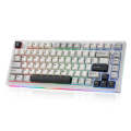 YUNZII YZ75 Pro Wireless Mechanical Keyboard with Hot Swappable Switches White
