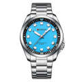 Curren 8451 Luxury Business Quartz Wrist Watch Stainless Steel Strap Blue