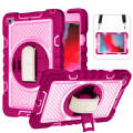 Shockproof Cover With Rotating Stand & Shoulder Strap iPad Mini 4 & Mini 5 Pink