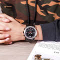 Skmei 1642 LED Digital Analog Stainless Steel Wrist Watch Black