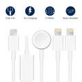 3-in-1 Lightning USB Type C Charging Cable For Apple Watch iPhone AirPods