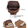 Outdoor Travel Messenger Canvas Crossbody Chest Bag Brown