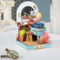 Record Mood Study DIY Miniature Room Kit