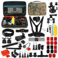 Puluz 53 in 1 Accesory and Mount Combo For Gopro with Camo Case
