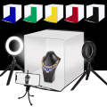 30cm Foldable Photo Box Kit with 2 Ring LED Lights