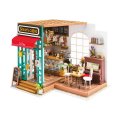 Robotime Simon's Coffee Shop DIY Miniature Dollhouse Kit