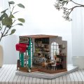 Robotime Simon's Coffee Shop DIY Miniature Dollhouse Kit