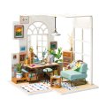 Robotime SOHO time Home Office DIY Miniature Dollhouse