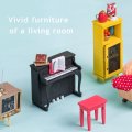 Robotime Joy's Peninsula Living Room DIY Miniature Dollhouse Kit 1:18