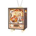 Sunset Carnival DIY Music Box 3D Wooden Puzzle
