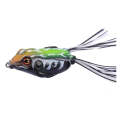 Frog Fishing Lure with fitted double hook 9gr 5cm (set of 2) Silver Black