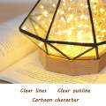 Night Light Octagonal Diamond shape Fireworks image LED's