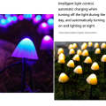 Solar Mushroom Lawn Light Multi Colours Outdoor Waterproof 30 LED String