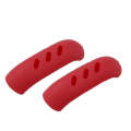 Silicone Pot Handle Insulation Cover 5 pair set Red