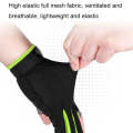 Fishing and other Sports Gloves Non-Slip Two-Finger Exposed Fluorescent Green - Pair