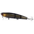 Fishing Lure Multi jointed Minnow Style colour Black & Gold
