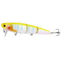 Fishing Lure Multi jointed Minnow Style colour White & Yellow