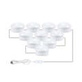 Cosmetic Bathroom Mirror Front Light 10 LED's