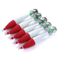 Luminous Explosion Squid Hook 5 Piece set Red and White