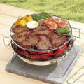 Braai Grill Round Stainless Steel Foldable