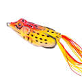 Frog Fishing Lure with fitted double hook 9gr 5.3cm - Yellow / Red