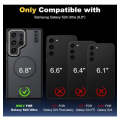 SAMSUNG GALAXY S24 ULTRA PREMIUM SLIM RUGGED MAGSAFE CASE CLEAR FROSTED BLACK | WLONS