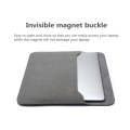 HYZUO 13" LAPTOP PROTECTIVE SLEEVE CASE WITH CARRY BAG SUEDE MATTE GRAY