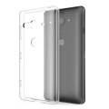SONY XPERIA XZ2 COMPACT SLIM FIT SOFT GEL CASE CLEAR AND TEMPERED GLASS SCREEN PROTECTOR