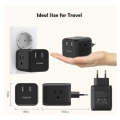 EUROPEAN 5in1/USA TRAVEL PLUG ADAPTER WITH USB PORT | TESSAN