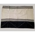 Xhosa Bhayi Shawl Blanket with Thick Black Panel
