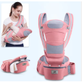 Ergonomic Organic Cotton Baby Carrier Lumbar Support Comfortable Baby Sling Wrap Carrier