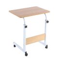 ZS - Portable Laptop Desk With Adjustable Stand & Wheels - White