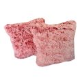 ZS - Soft Fluffy Scatter Cushions - Set of 2 - 40x40cm - Blue