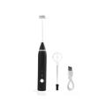 ZS - Rechargeable Portable 2 in 1 Milk Frother - Black
