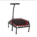 ZS -48 Inch Fitness Trampoline/Rebounder with Adjustable Handle - Green