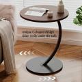 ZS - C-Shaped Couch Side Table - Round