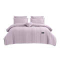 ZS - 6 Piece Quilted Bedspread - Purple