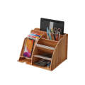 ZS - Multi-Functional Wooden Desktop Organizer Design-7